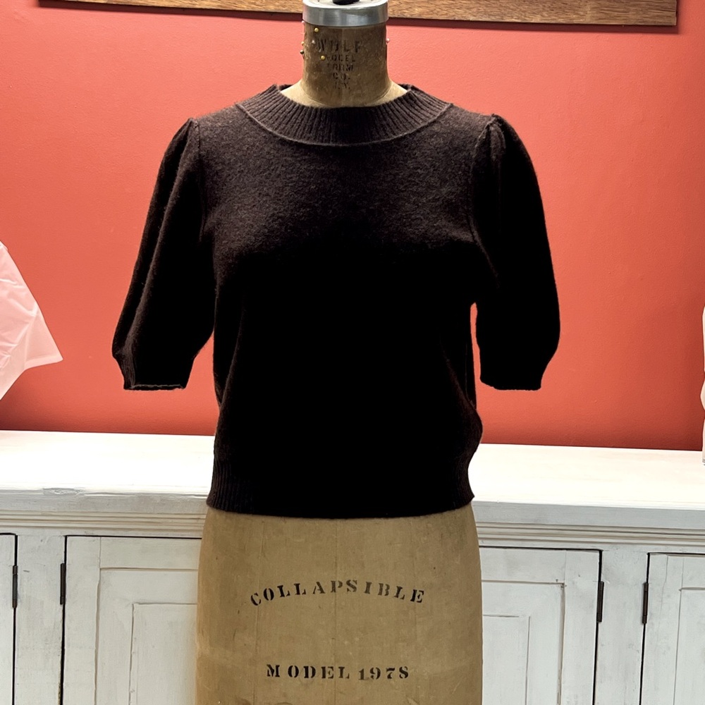 Free People soft material Brown shirt.